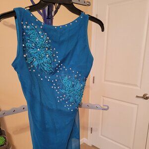 Gorgeous teal lyrical costume